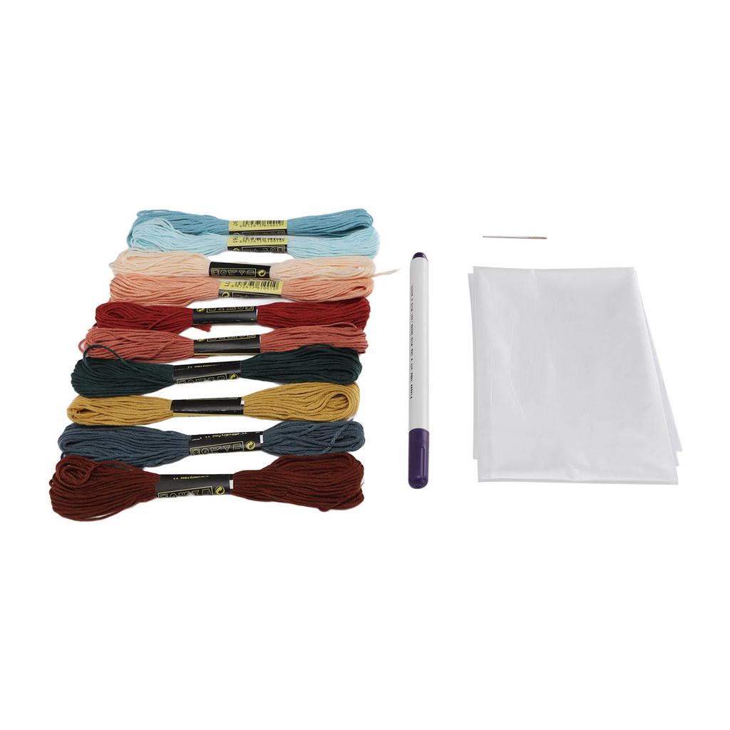 Embroidery Floss Kits 10 Bright Colors Good Toughness Easily Use Embroidery Thread for Bracelets Tassels DIY