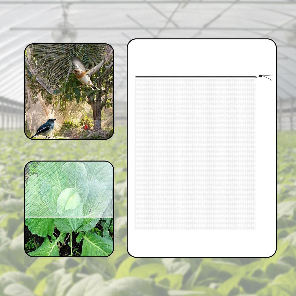 Mesh Enclosure Plant Guard Net Breathable Plant Support for Outdoor Vegetable and Flower Protection