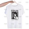 Mai Sakurajima Rascal Does Not Dream of Bunny Girl  Unisex T Shirt New O Neck Cotton T-Shirt Designer Tshirt Tops Tees Shirt