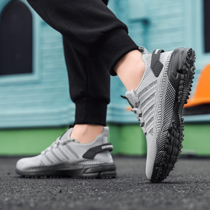 New men's shoes large size mesh ultra-light sports shoes casual student running shoes large size direct batch