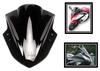 world Imp Motor Motorcycle Ninja 250 Double Bubble Screen for KAWASAKI Ninja250 External Product for KAWASAKI '13 '14 '15 '16 (Smoke Black)