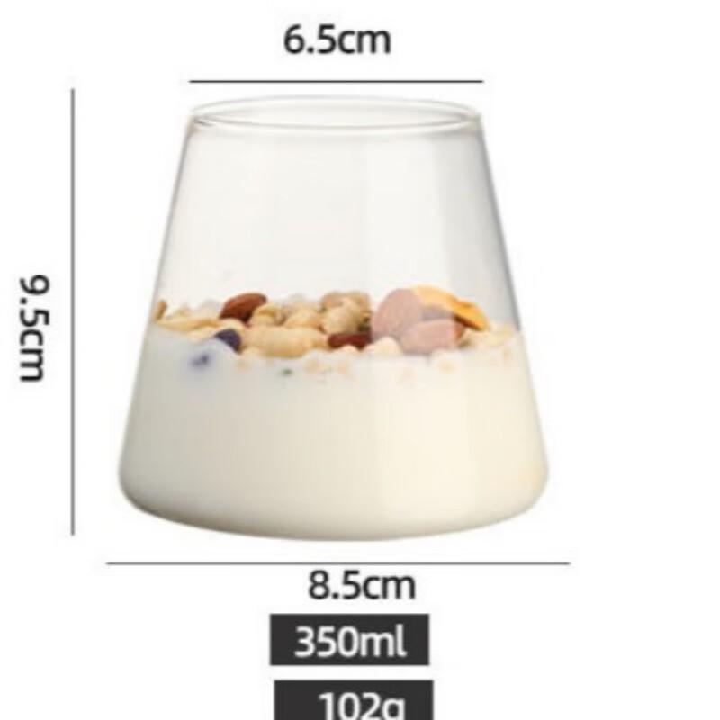 Стеклянные стаканы для кофе и холодных напитков в японском стиле, 350 мл (4-Pack)