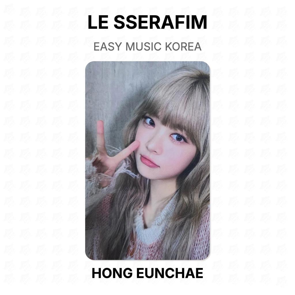 LE SSERAFIM EASY MUSIC KOREA Official Photocard