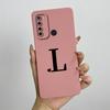 For Xiaomi Redmi Note 8 Case Redmi Note 8T Cover Redmi Note 8 Pro Cases Luxury Letters Square Phone Case Shockproof Back Cover
