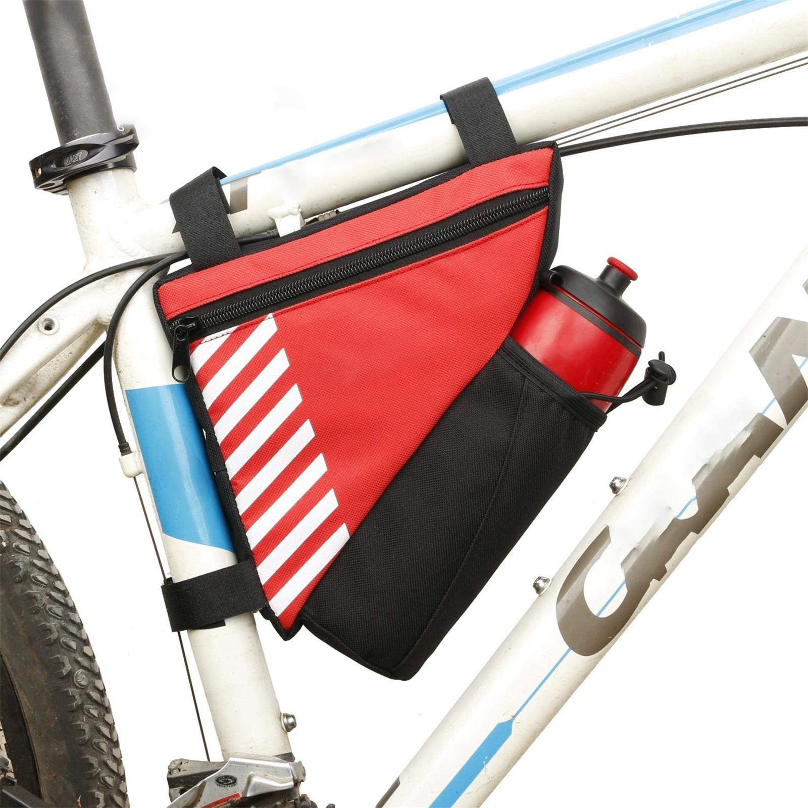 

UPANBIKE Сумка на раму - 1,5 л полиэстеровая сумка для хранения для шоссейных и горных велосипедов One Size красный