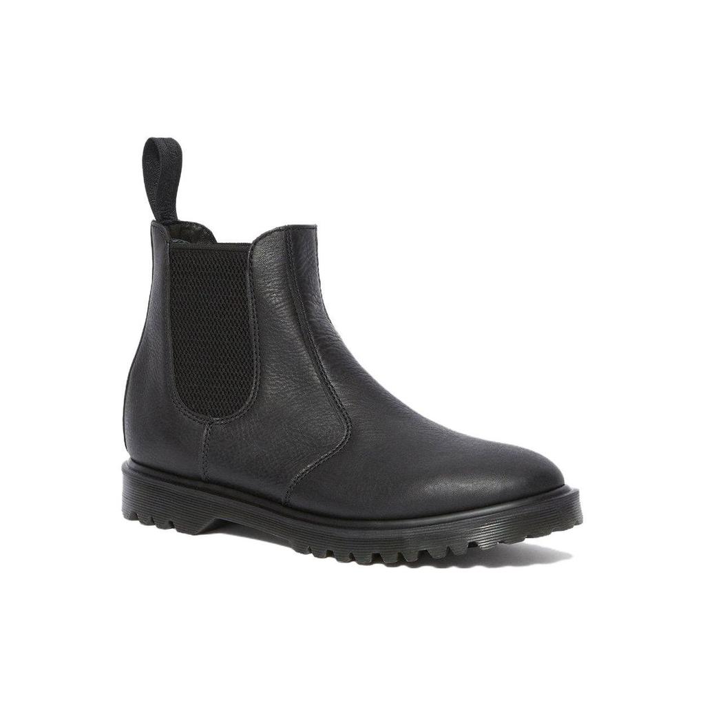 Dr. Martens 2976 Leather Comfortable Casual Short Chelsea Boots Unisex boots Black 16768001
