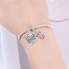 Copper Pink Coffee Notebook Beads Original Pendants Bracelet Charm Jewelry Party Diy Trendy Gifts