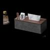NHZHIW Light Luxury Leather Tissue Box