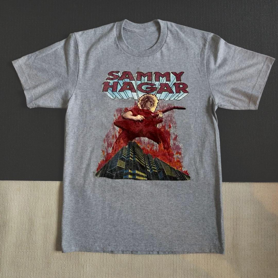 Sammy Hagar The Red Rocker Burning T-shirt S to 5XL 2F1062 XXL
