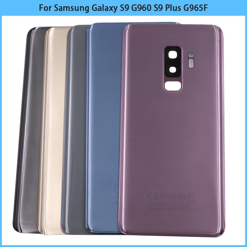 

Новинка для Samsung Galaxy S9 G960 / S9 Plus G965 SM-G965F Батарея Задняя дверь Стеклянная панель Объектив камеры