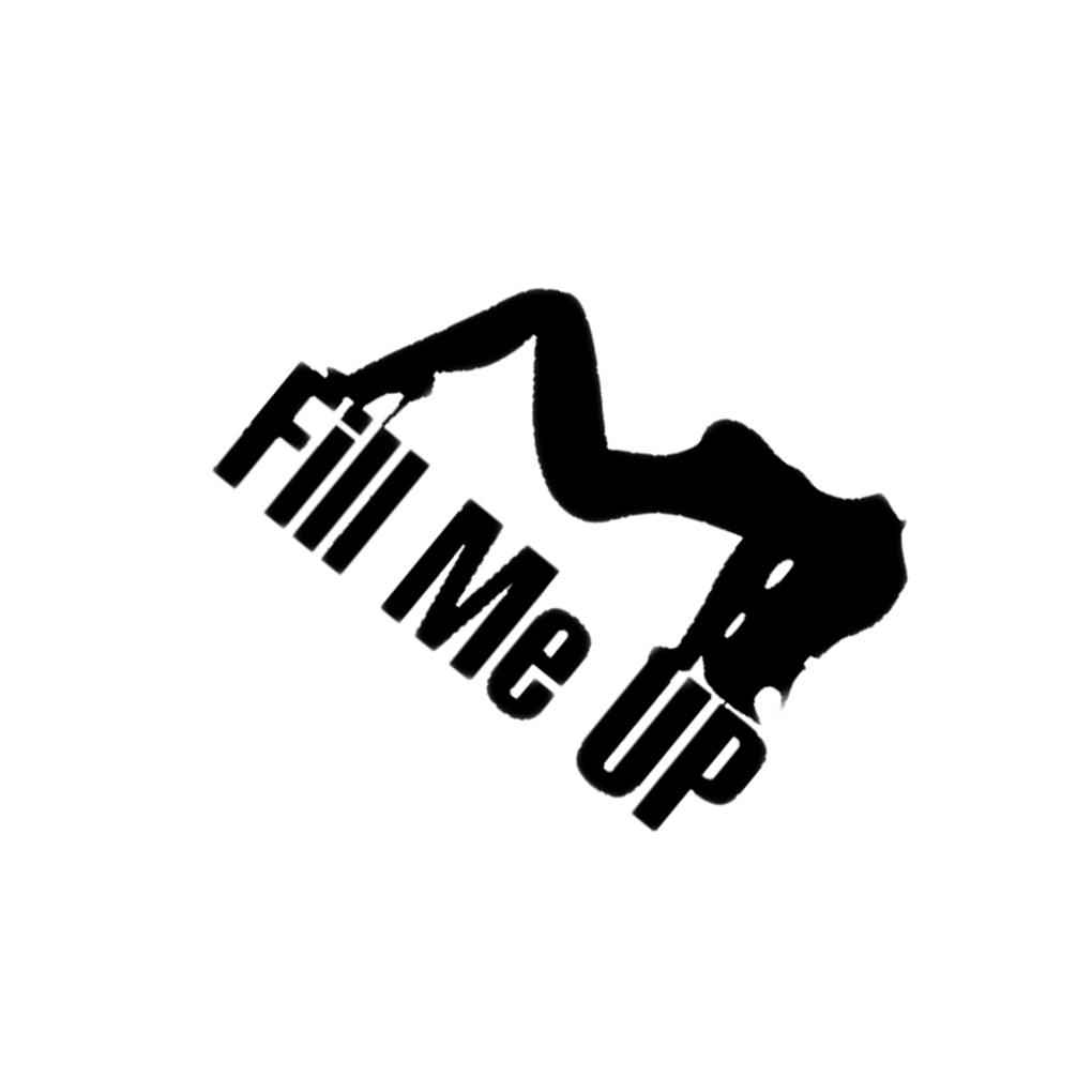Lady Girl Fill Me Up Car Sticker Living Room Sofa Background Home Decoration Wall Decals PVC Wallpaper