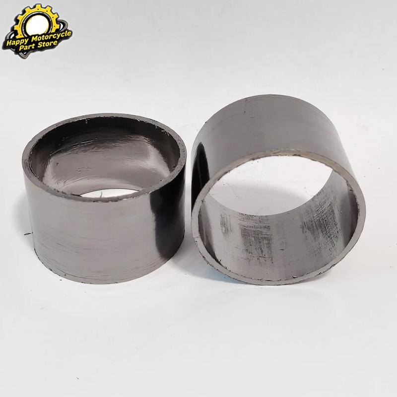 1pc/2/4pc Motorbike Parts Muffler Exhaust Pipe Gasket Seal Ring Connector Dirt Pit Bike O-Ring Inner Dia 50mm Outer Dia 55mm
