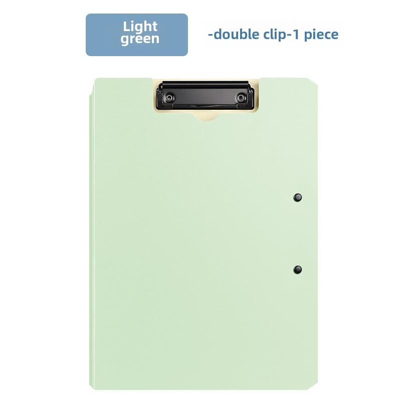 NEW A4 File Folder Clipboard Writing Pad Memo Clip Board Double Clips Organizer School Office Stationary Office file folder