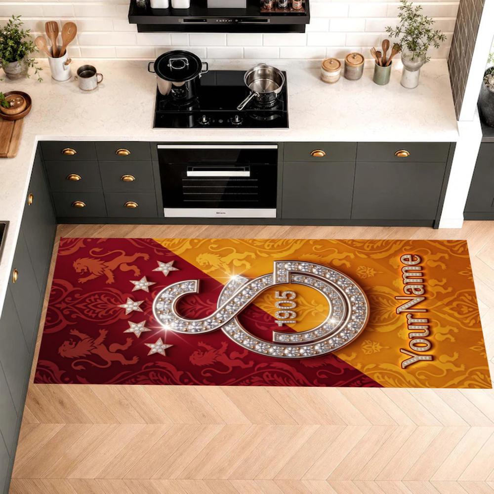 Galatasaray Customize Your Name Kitchen Rug Runner Rug Laundry Mat Hallway Entryway The Best Gift Choice