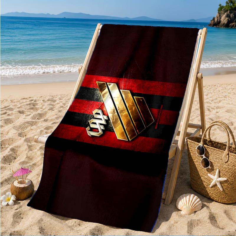 Athletico Football Club Printed Microfiber Beach Towel, Soft And Absorbent, Quick-Dry, Ideal for Summer Travel, Beach Essential, Swimming Pool