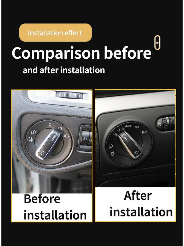 Compatible with Volkswagen: Bora, Lavida, Passat, Polo, Beetle, Sagitar, Jetta, Langxing, Santana - Automatic Headlights