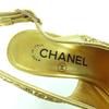 Very Good CHANEL pumps gold Women 36.5 G37586 Used