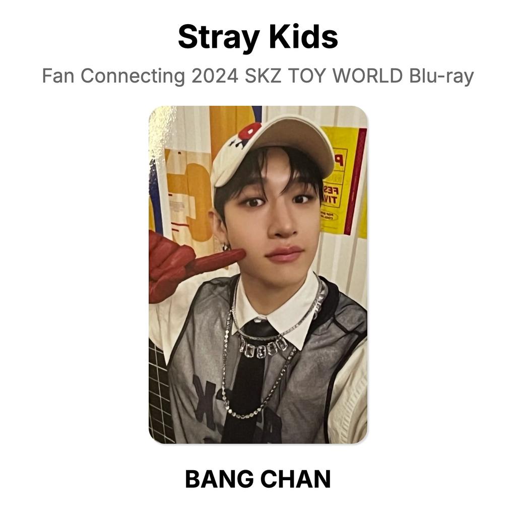 Stray Kids Fan Connecting 2024 SKZ TOY WORLD Blu-ray Fotocarte Oficial