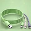 3 In 1 Super Fast Charging Cable For iPhone15 14 13 12 11 X Pro Max Micro USB Type-C Phone Charger USBC Data Cable