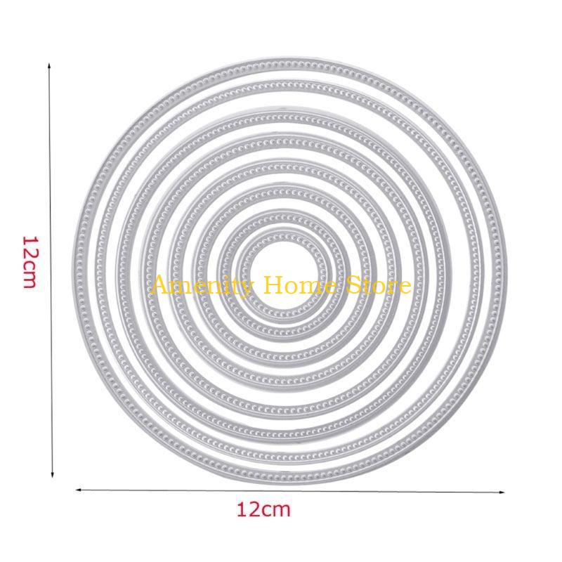 F26C Circle Round Metal Cutting Dies Stencils DIY Scrapbooking Embossing Decor Craft