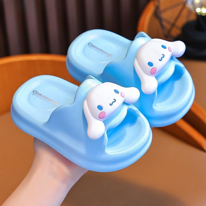 Flip-flops for Girls, Cartoon-style, Cute and Slip-resistant Indoor Soft-soled Shoes
