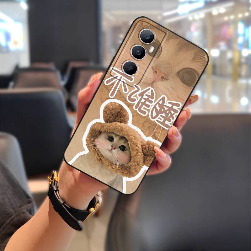 Dirt-resistant Phone Pouch Phone Case For Realme C65 Anti-dust Silicone Durable Soft case Cartoon Protective Couple Cute