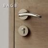 BAGB Silent Luxury Wooden Bedroom Door Handle Lock