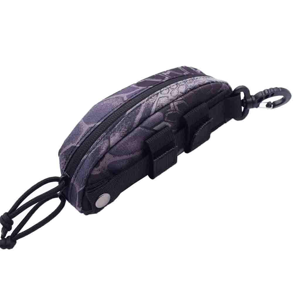 Tactical Outdoor Hard Shell Sunglasses Case with Molle System