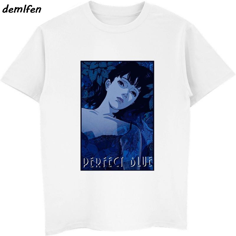 2019 Unisex Short Sleeve T Shirt Sad Girl Retro Japanese Anime Vaporwave Funny Clothes Novelty Hip Hop Tees Tops Harajuku Tshirt