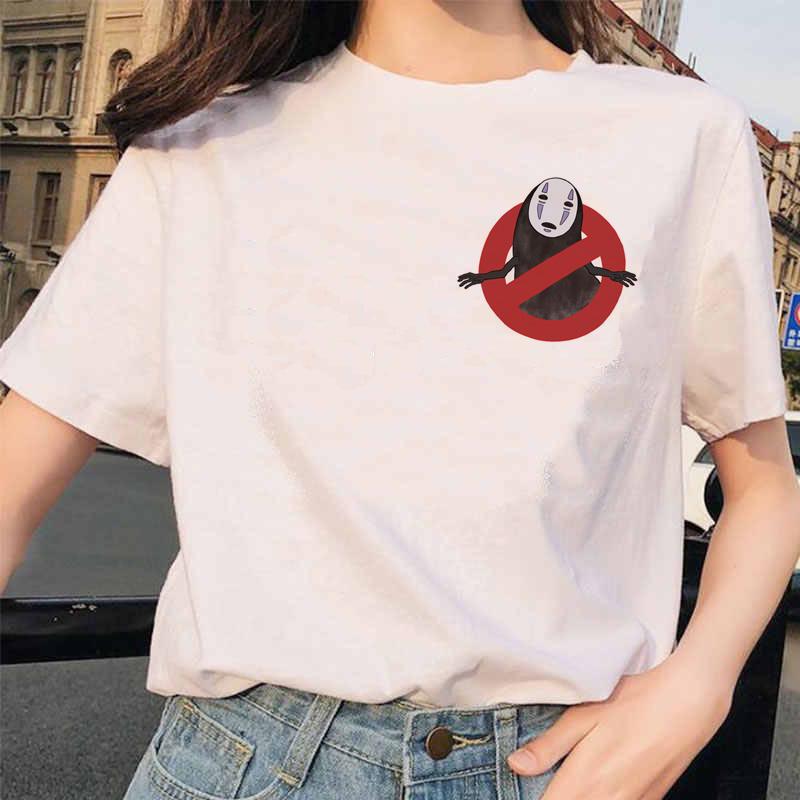 Tricou Femei Totoro Spirited Away Studio Ghibli Tricou Femei Japoneze Ulzzang Tricou Anime Miyazaki Hayao Tricou Femei Harajuku 90S