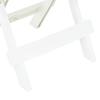 Foldable Garden Table White 45 X 43 X 50 Cm Plastic