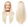 High Temperature Fiber Wig Mannequin Head for Hairdressing and Haircutting Training
