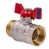 Female-male Ball Valve with Butterfly, 1 Inch, F-Comfort