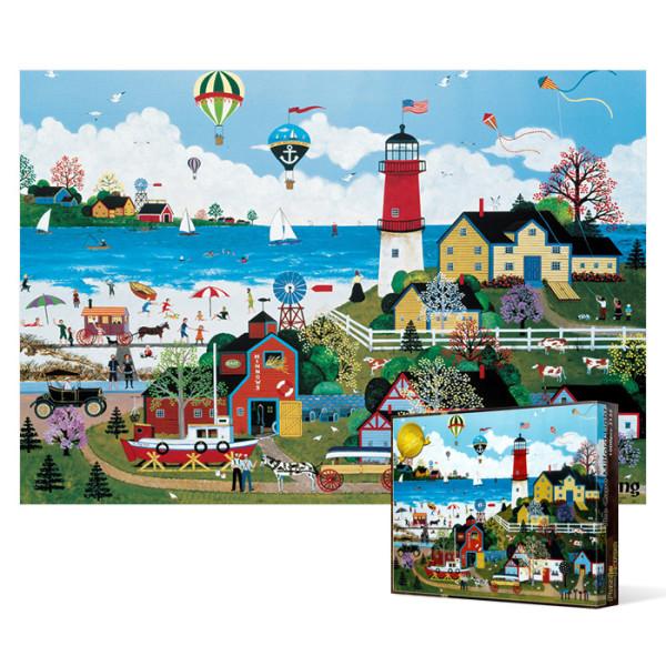 

Milford Lighthouse - 1000 piece jigsaw puzzle, popular Korean puzzle