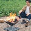 Wood Handle Camping Detachable GasTorch High Power Outdoor Portable Burners Charcoal Burning Tool