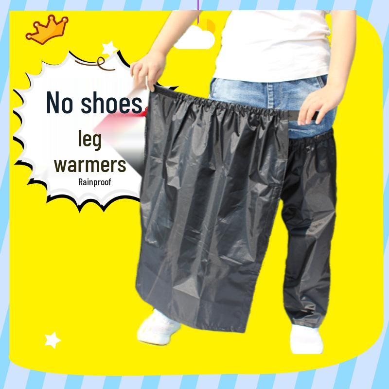 Unisex Rainproof Pants: Multifunctional Leg and Foot Covers for Adults and Children, Convertible to Apron