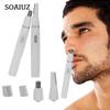 Sagit 2 In 1 Electric Nose Ear Hair For Men And Women Eyebrow Shaping Knife