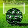 Green Tech Emblem Soccer Ball Size 5 Soccer Ball, Machine-stitched, Soft and Comfortable, Suitable for Training and Matches Fan Gift