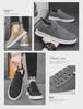 Men's Black Breathable Mesh Casual Slip-On Sports Shoes