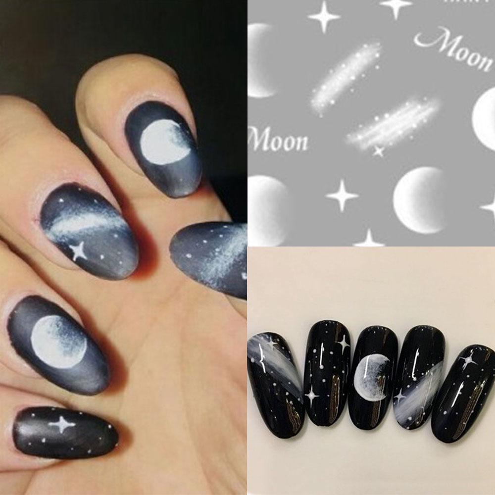 Buy Manicure Transfer Decorations Star Starry 3D Moonlight Moon Nail Art  Nail Stickers at affordable prices — free shipping, real reviews with  photos — Joom