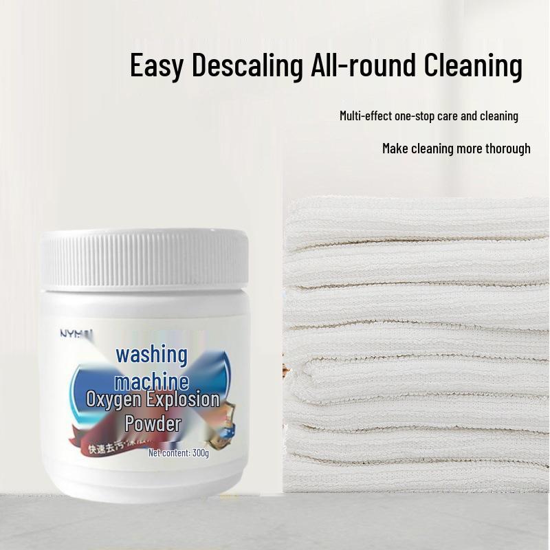Universal Oxygenated Washing Machine Cleaner - 99% Effective Stain Remover & Deep Disinfectant