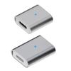 Adaptador de Carregamento Magnético de 3 Pinos Fêmea USB C/8 Pinos em Liga de Alumínio com Conector Tipo C para Escova de Dentes Elétrica Laifen Wave