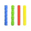 4Pcs Silicone Pencil Grips Ergonomic Textured Sleeves for Kids Adults Anxiety Relief Smooth Writing Pen Cover