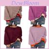 Spring Casual Striped T Shirt With Patchwork For Daily Wear