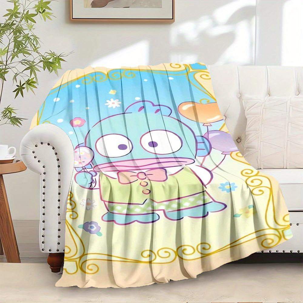 

1pc Cute Ugly Fish Flannel Blanket - Seasonal Universal Comfort Washable Gift for All Ages, Suitable for All Family Available in multiple si 130x150cm