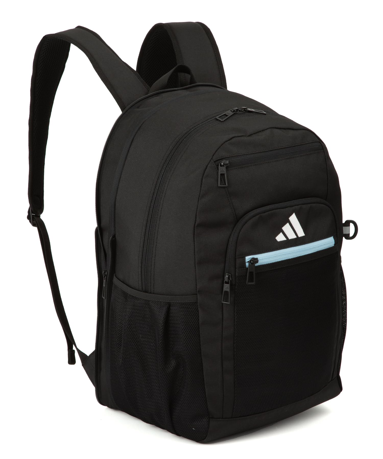 

Adidas Black x H47 x W30 x School B4 Laptop Expandable Perfect for Junior and Senior High School Club Bag Men s Backpack, No. 68561, Sky, D19/23cm,