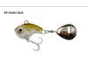 Cyclone 3 Metal VIB Bass & Mandarin Fish Lure with Spinning Slider, Long Cast, Enhanced Blood Bar & Treble Hook.