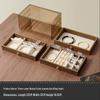 Walnut Jewelry Storage Box for Necklaces, Earrings, Bracelets, and More