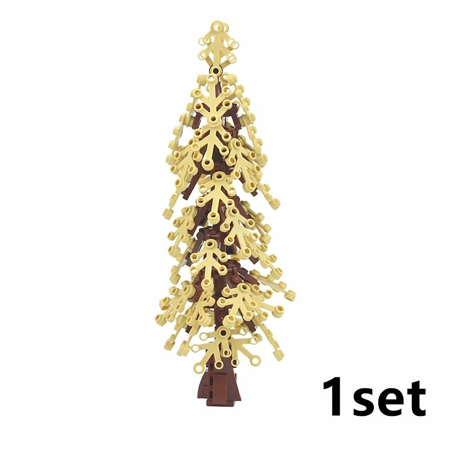 City Trees Cedar Building Blocks Redwood Block Toy Christmas Tree For Children Gifts Compatible Classic Brick Juguetes Kids Toys
