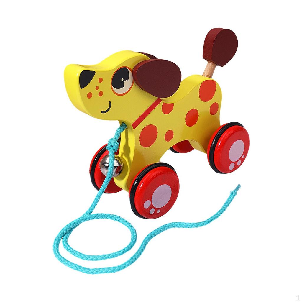 Animal , Baby Toy, Educational Pull Toy with String for Toddlers
